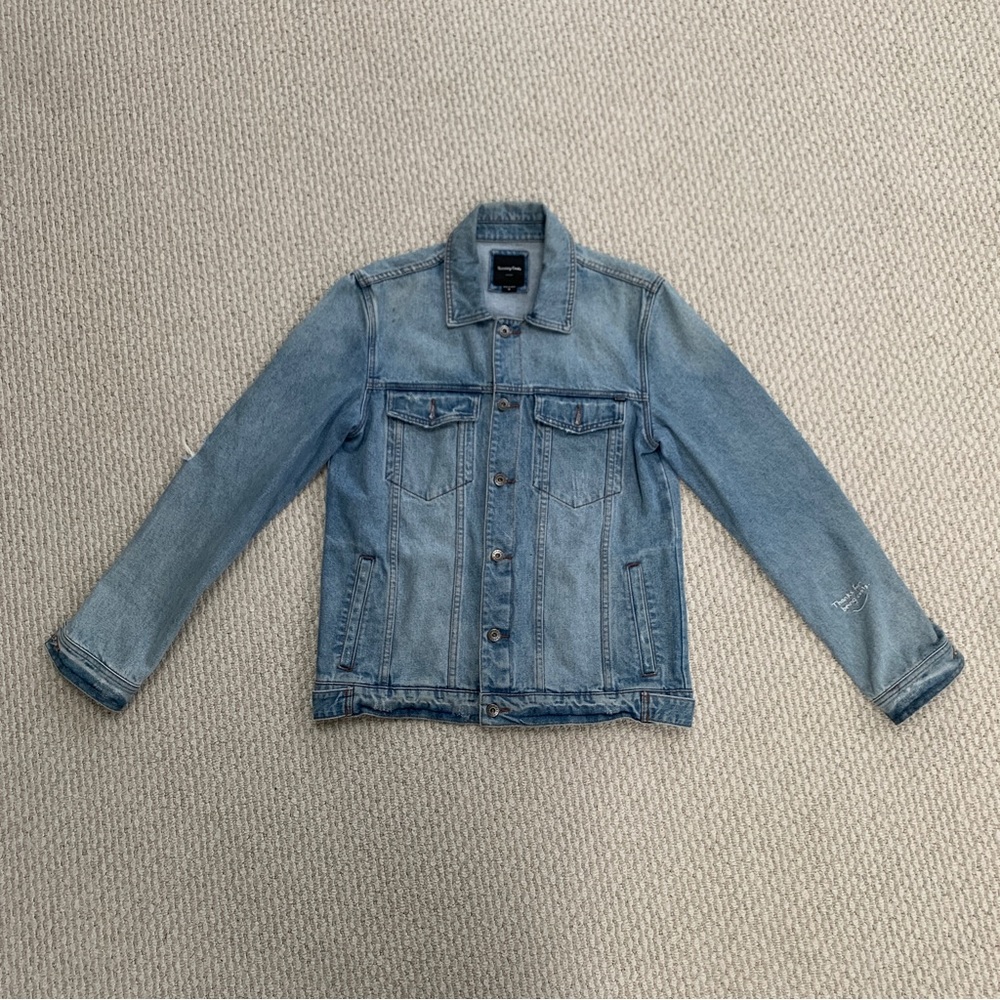 BARNEY COOLS Men’s Denim Jean Jacket - [Medium]